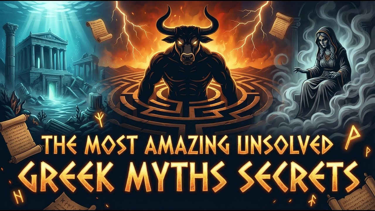 The Most Amazing Unsolved Greek Myths Secrets | History for Sleep