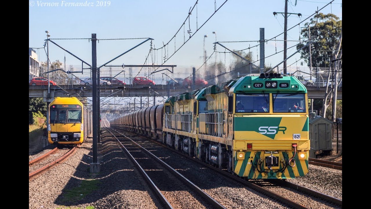 Freight Trains around the Sydney Network