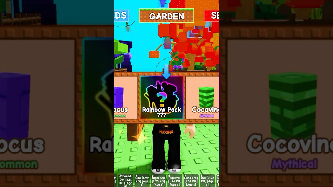 Opening EXOTIC CRAFTERS SEED PACK in GROW A GARDEN...