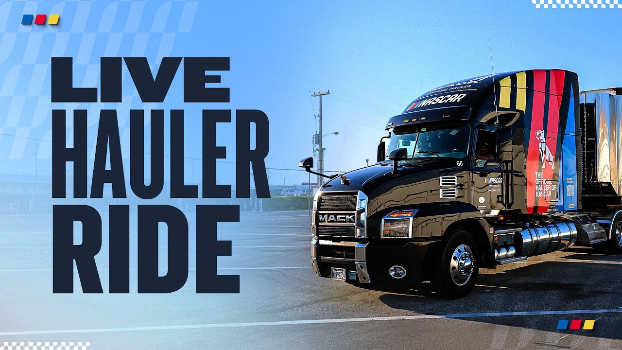 LIVE: Inside a NASCAR Hauler on the Road to Darlington