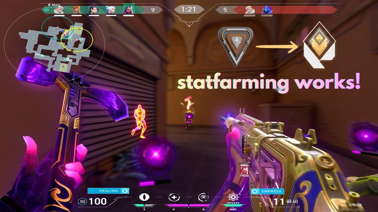 farming stats works in low elo - abuse it!