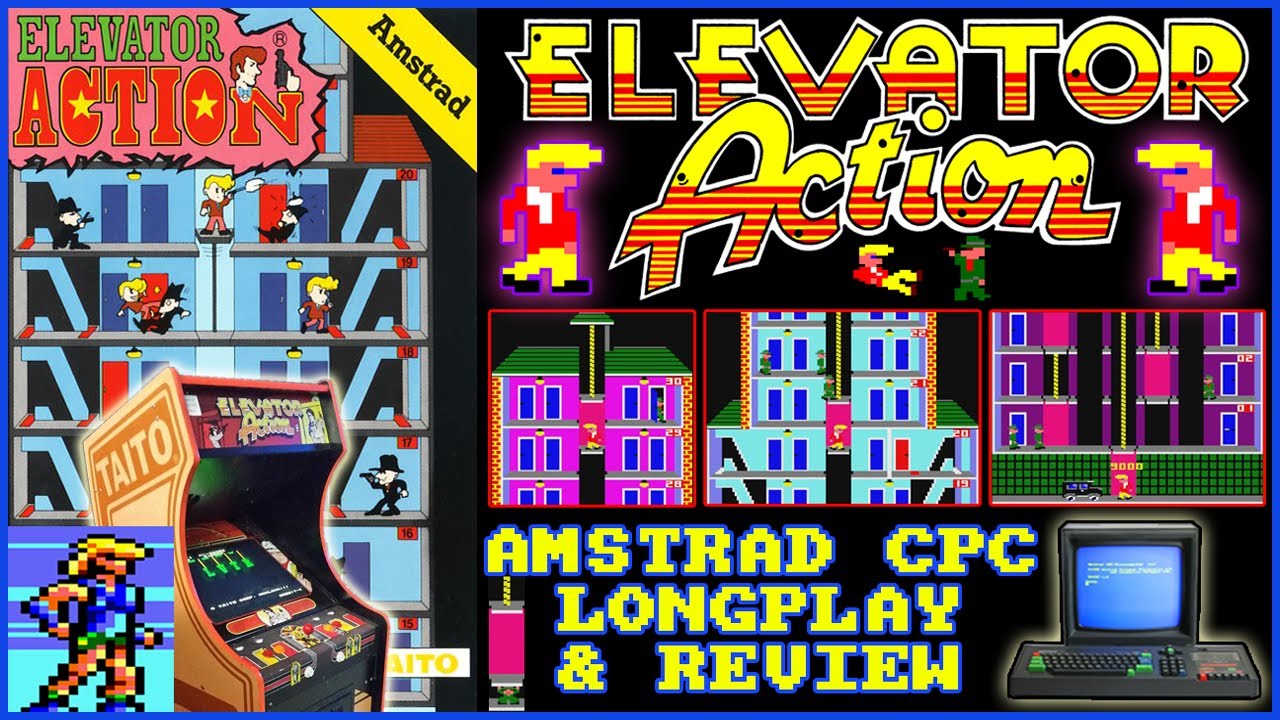 [AMSTRAD CPC] Elevator Action - Полное прохождение и обзор