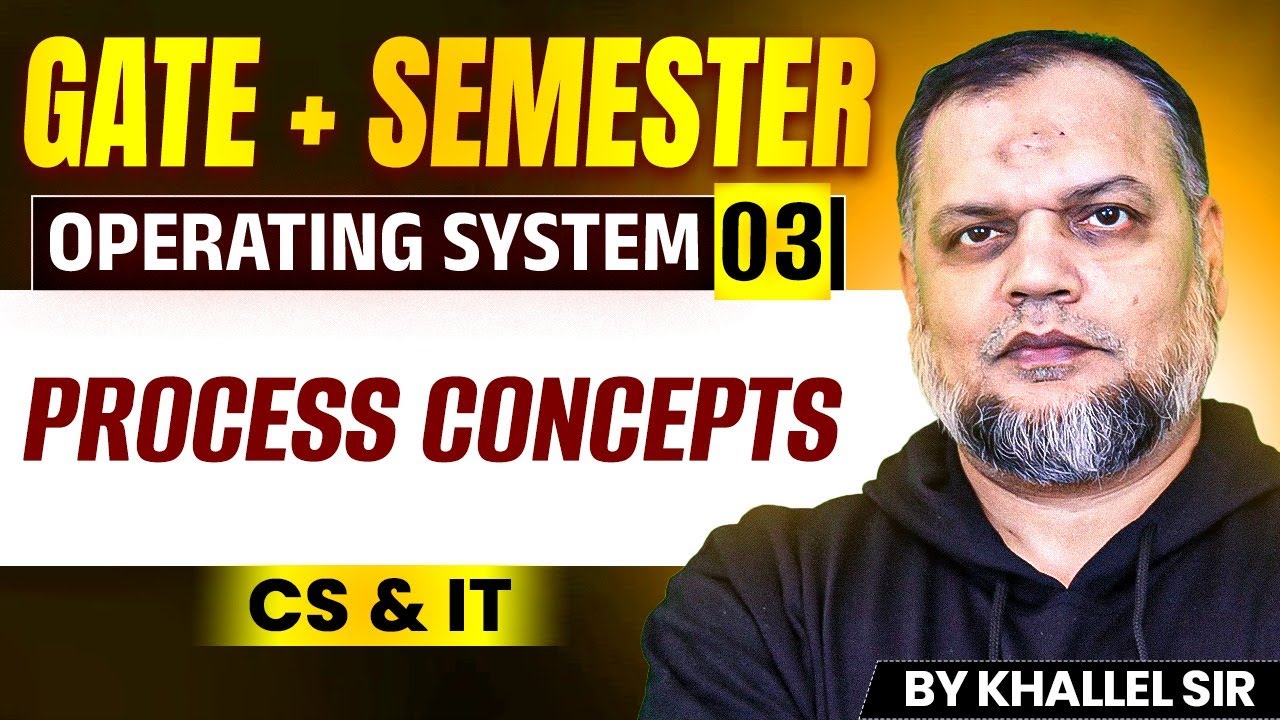 Operating System Lecture 03 | GATE + Semester | Process Concepts (CS & IT)