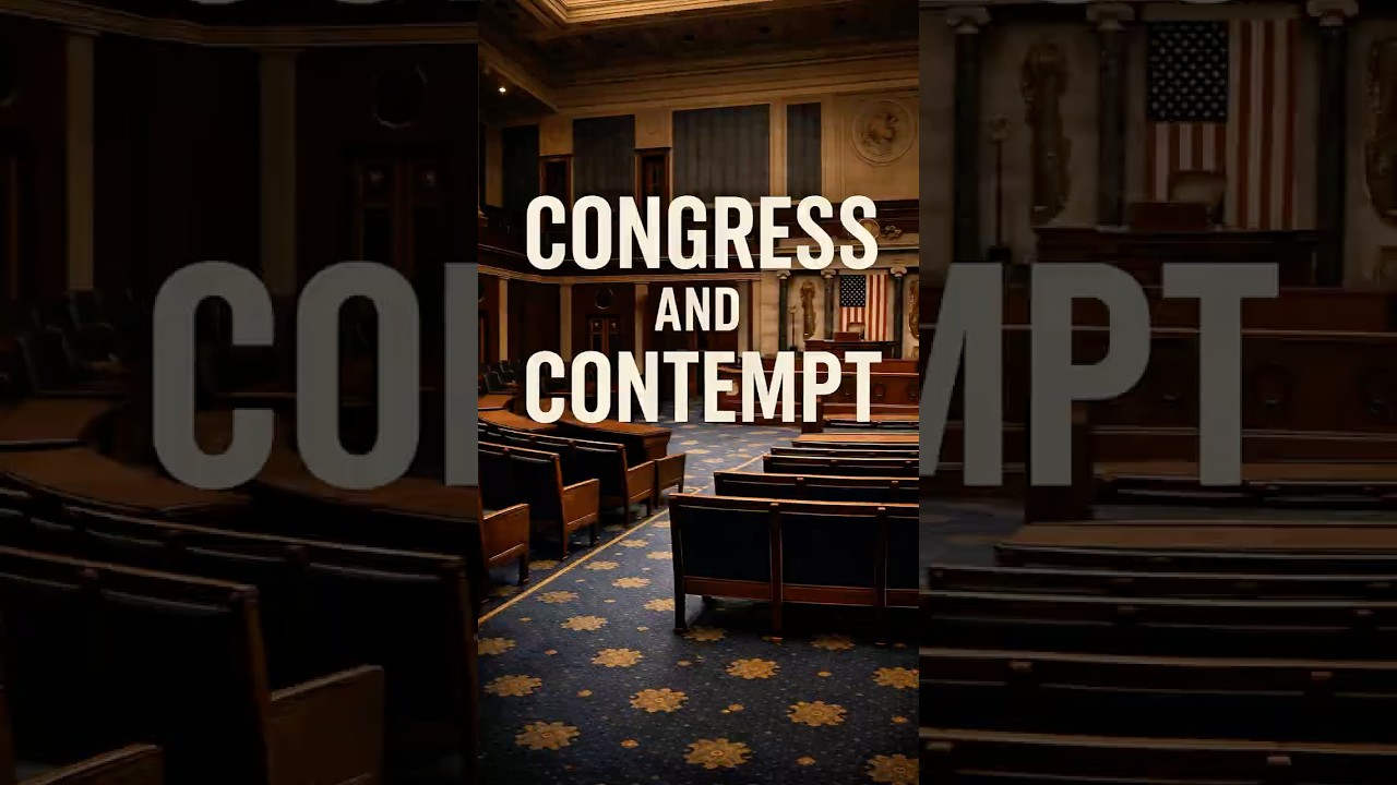 Congress Can Arrest a Cabinet Secretary? Inherent Contempt Explained. #uscongress