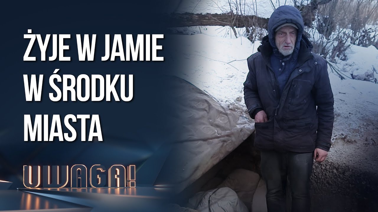 OD 15 LAT MIESZKA W JAMIE NAD WISŁĄ W SERCU WARSZAWY. CZY UDA MU SIĘ POMÓC? | UWAGA! TVN