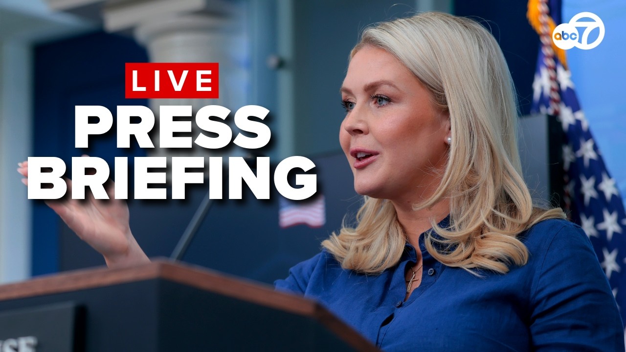 🔴LIVE: Karoline Leavitt holds press briefing at White House, talks latest with Iran and tax cuts