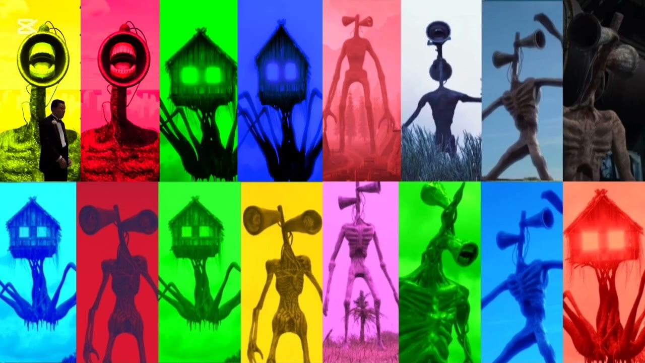 SIREN HEAD: Mega battle and     #sirenhead  #megabattle  #horrorvideo  #foundfootage