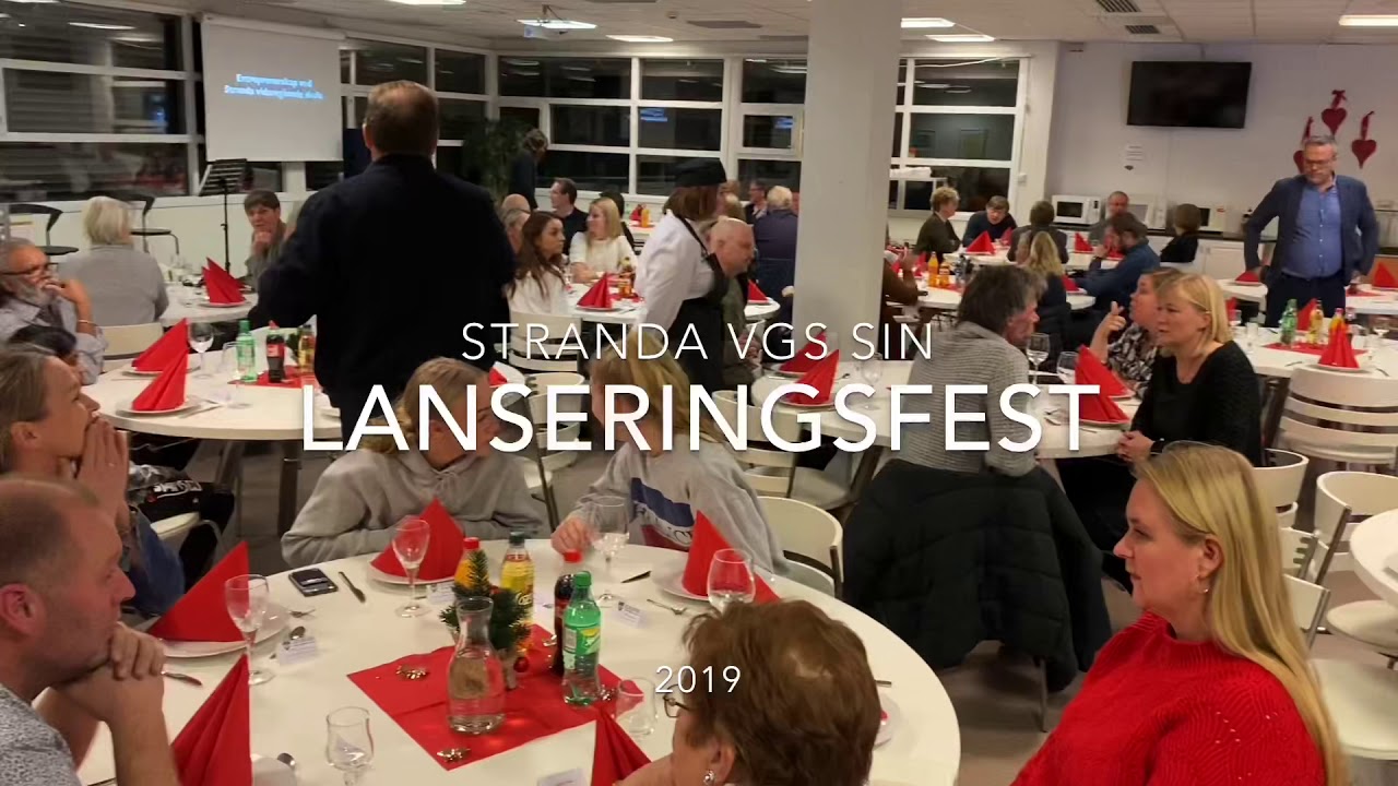 Lanseringsfesten til ungdomsbedriftene ved Stranda vgs (2019)