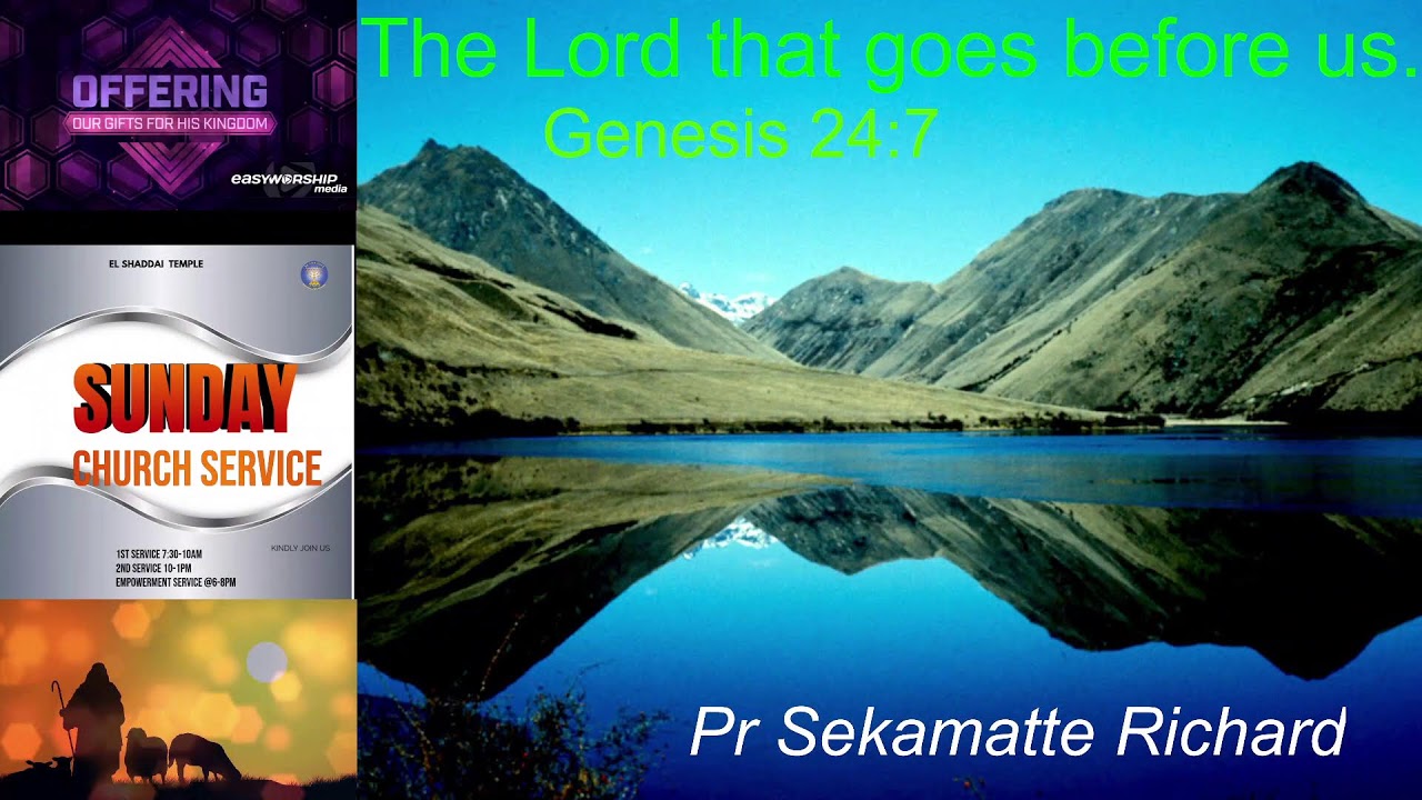 The covenant keeping God. The Lord that goes before us 