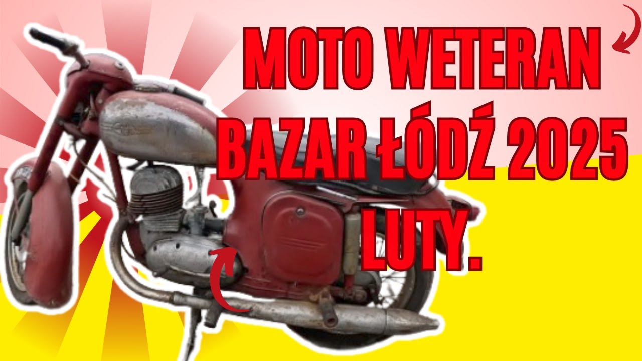 Moto Weteran Bazar Ł&oacute;dź 2025 Luty.