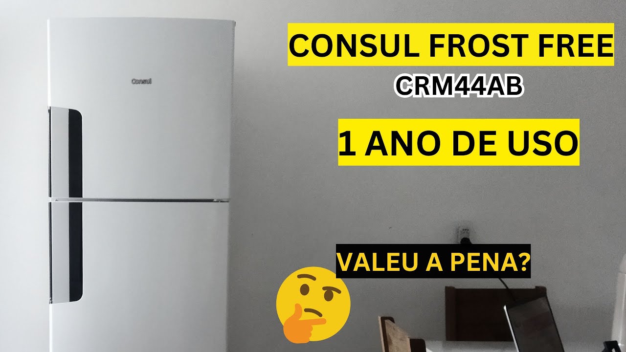 GELADEIRA CONSUL CRM44AB frost free duplex 386L | Após 1 ano de uso | REVIEW COMPLETO CONSUL CRM44AB