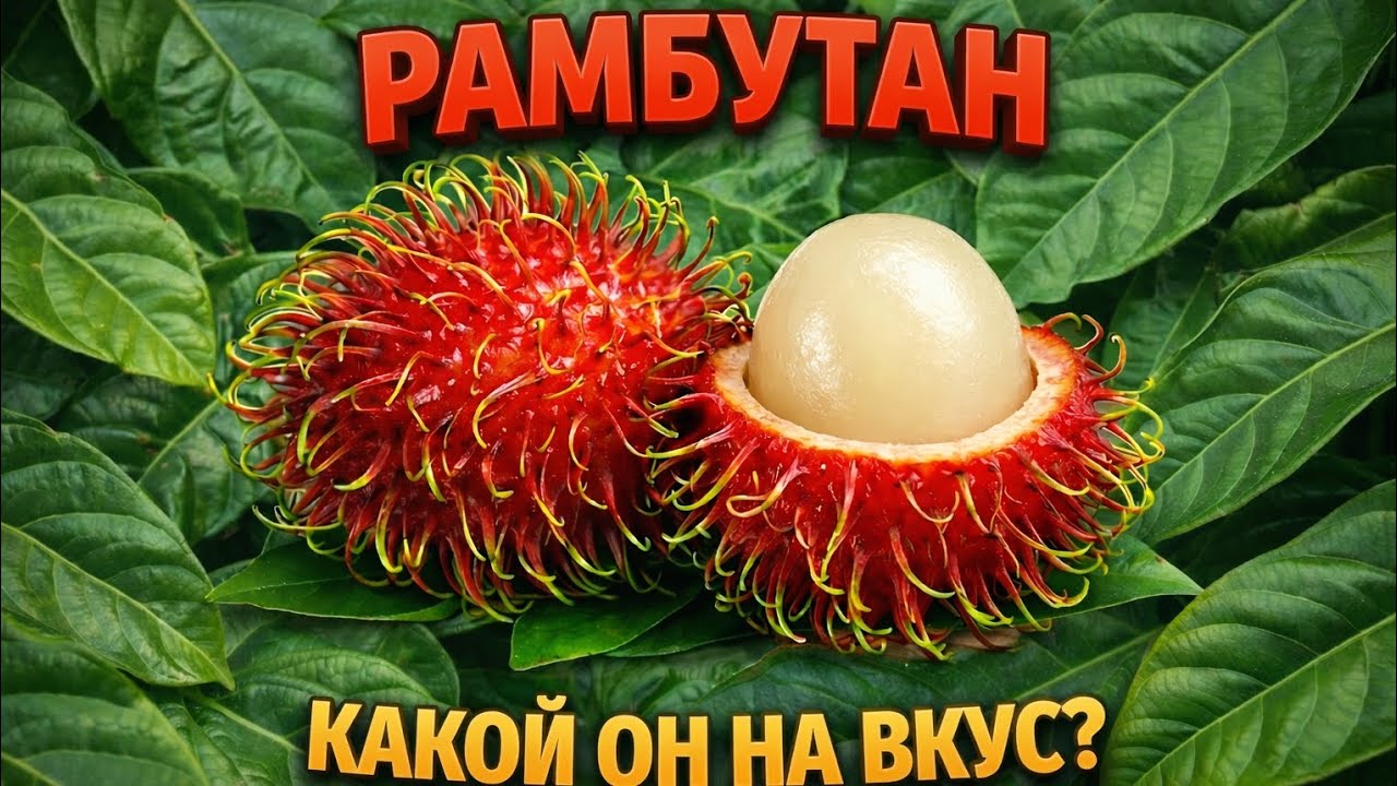РАМБУТАН — ЧТО ВНУТРИ И КАКОЙ ОН НА ВКУС? |рамбутан |фруктыфруктымира |живойогород