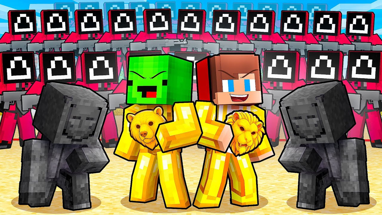 JJ and Mikey Became VIP KINGS In SQUID GAME 3 in Minecraft - Maizen