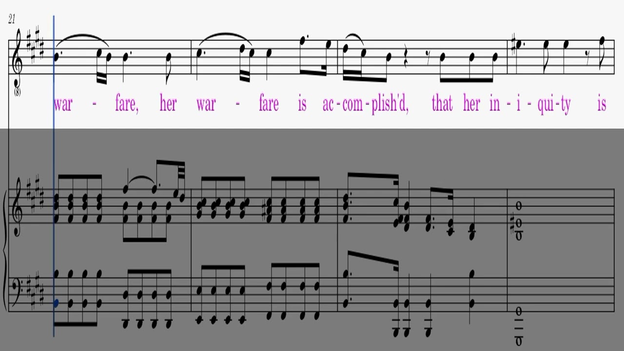 Comfort Ye My People  | Tenor | by Frederick Handel