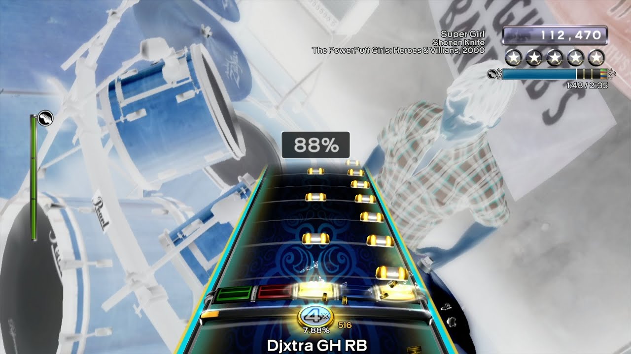 Buttercup (I'm a Super Girl) - Shonen Knife Guitar FC (RB3 Custom) HD Gameplay (Xbox 360)