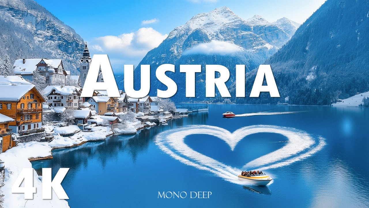 Austria 4K | Winter Wonderland &ndash; Frozen Lakes & Alpine Villages with Deep House Chill