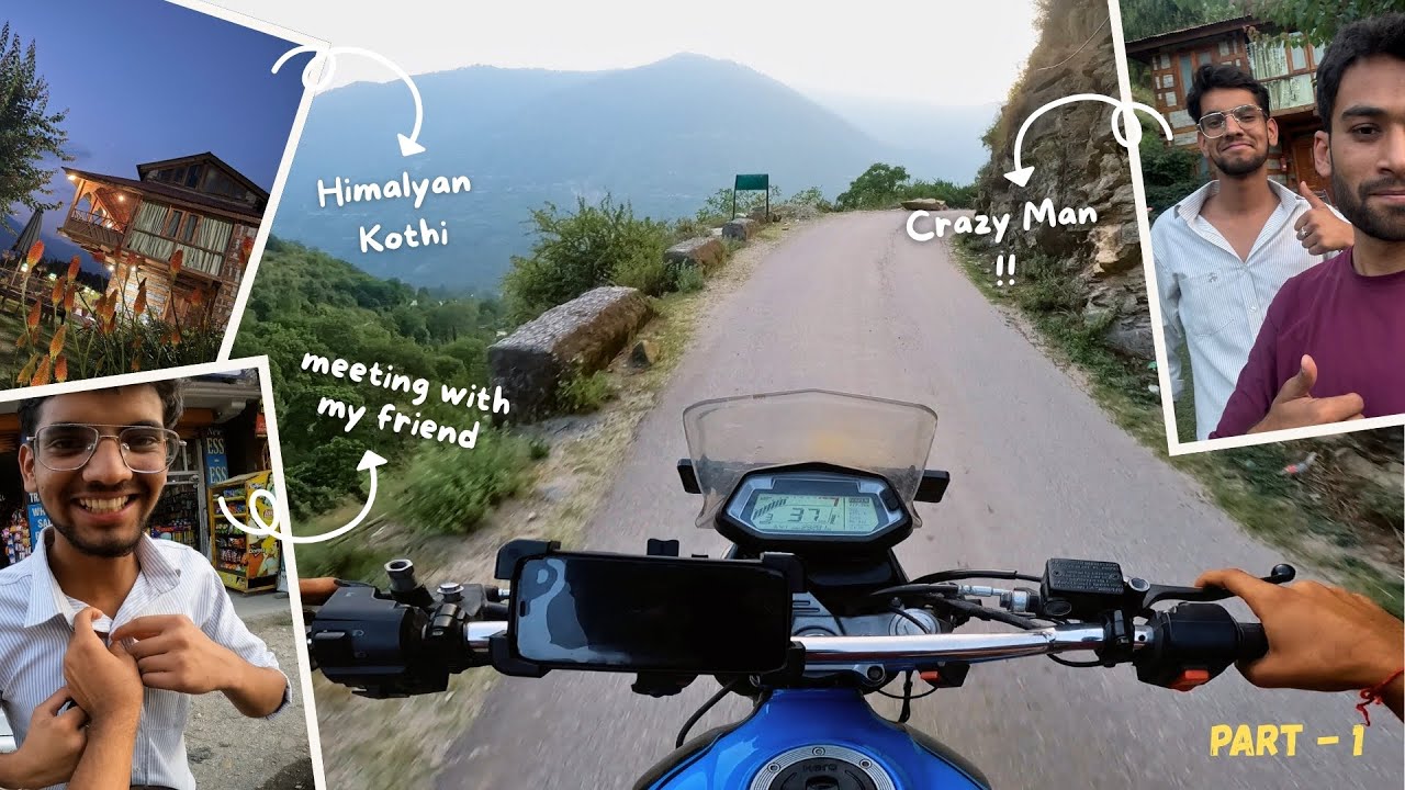 Xpulse Ride to Hidden Luxury 🏔 | Himalayan Kothi Vlog Part 1