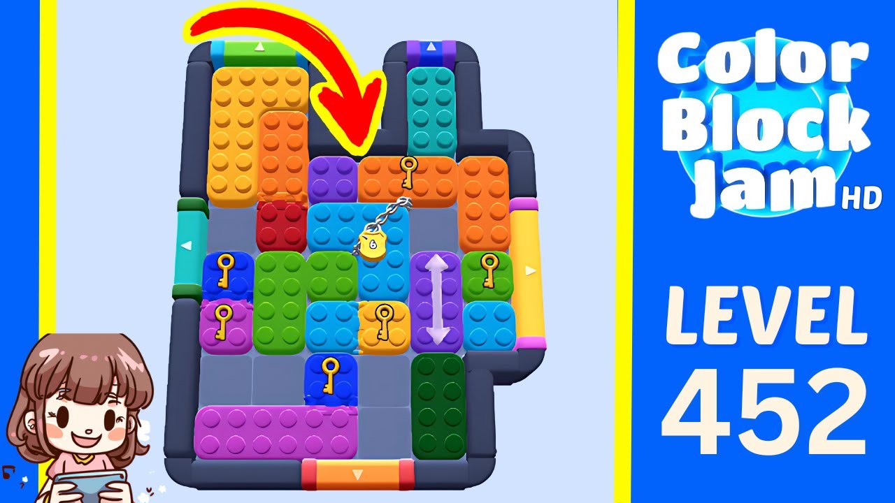 Color Block Jam Level 452 Solution Walkthrough
