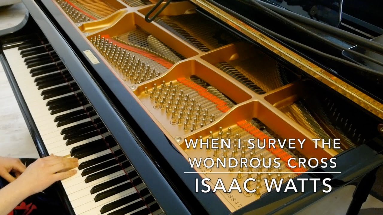 When I survey the wondrous cross - 5 verses - Isaac Watts (tune: Rockingham) (instrumental + lyrics)