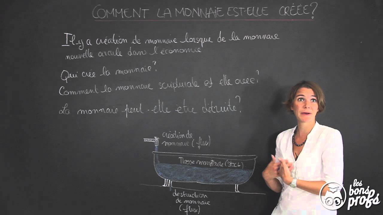 Comment la monnaie est-elle créée ? - SES 1ère - Les Bons Profs