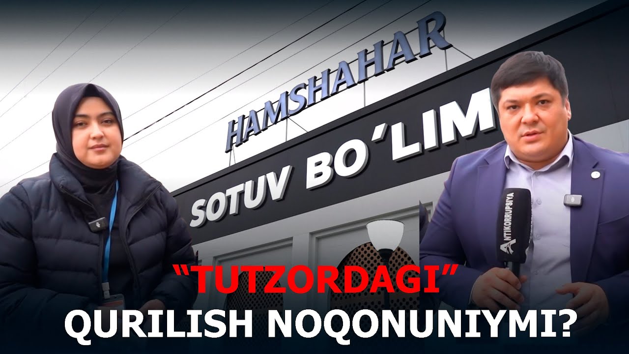 “TUTZORDAGI” QURILISH NOQONUNIYMI? AHOLI NIMADAN NOROZI?