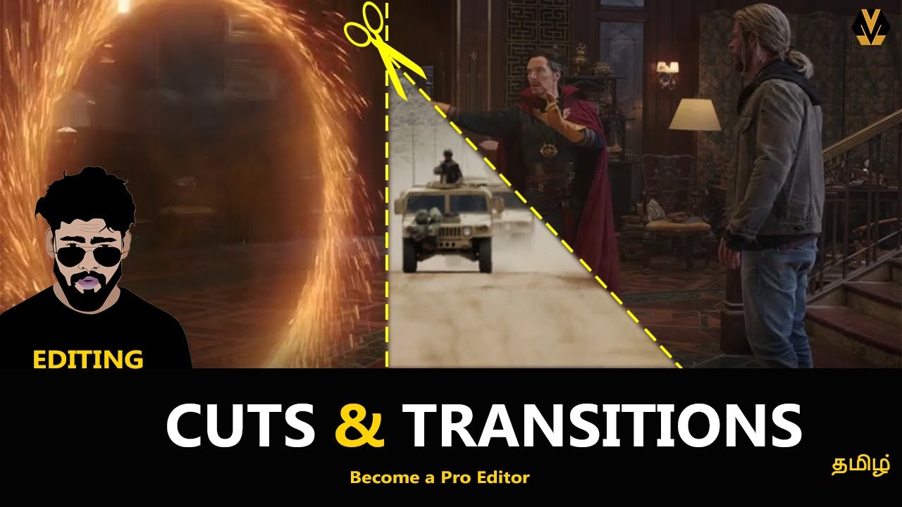 Editing cuts and transitions - Film editing - Tamil