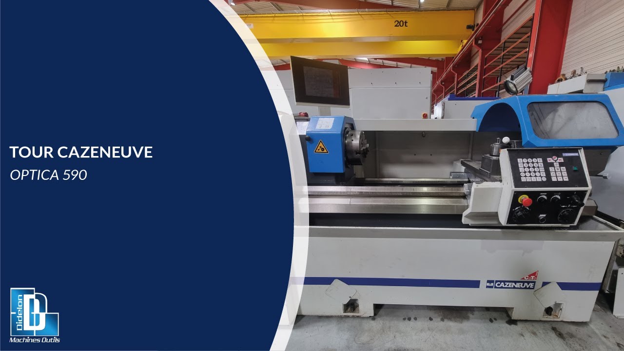 DIDELON MACHINES OUTILS -  TOUR OPTICA 590 CAZENEUVE