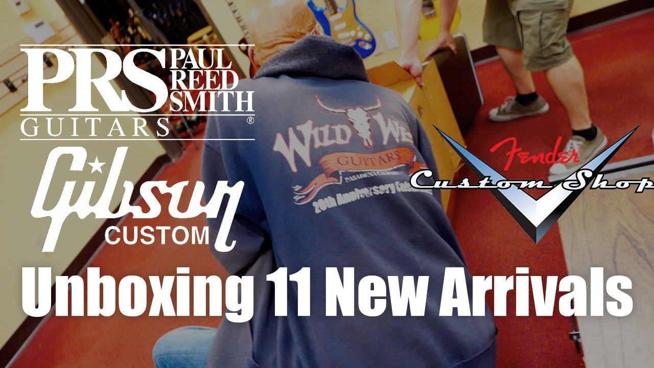Unboxing 11 Guitars PRS Fender Gibson