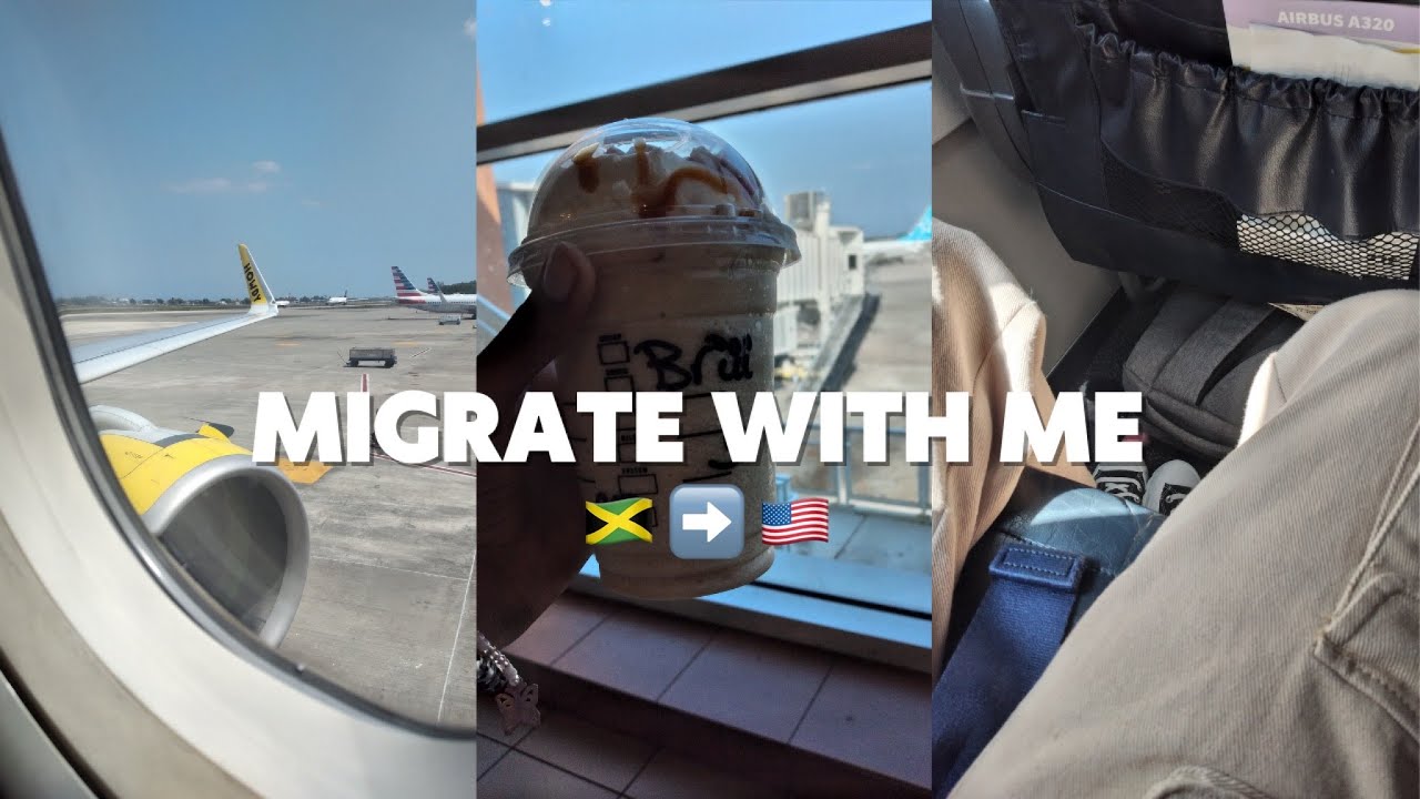 I MIGRATED FROM JAMAICA🇯🇲 TO USA🇺🇸| TRAVEL VLOG✈️