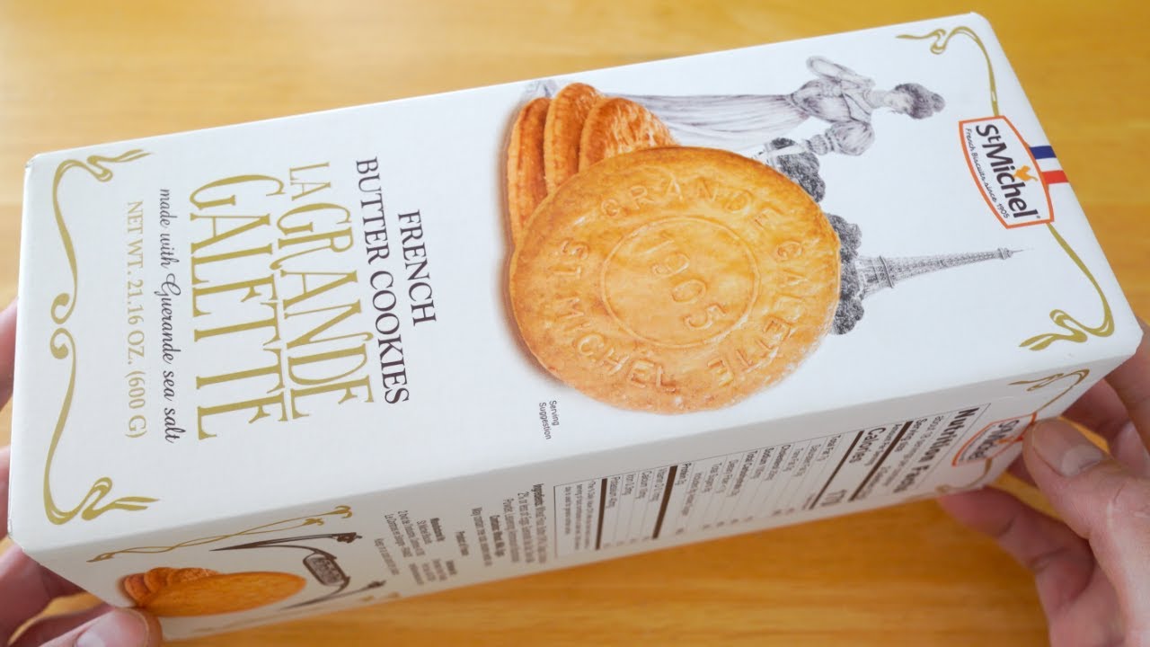 Costco French Butter Cookies Taste Test 🍪 St Michel La Grande Galette [ASMR]