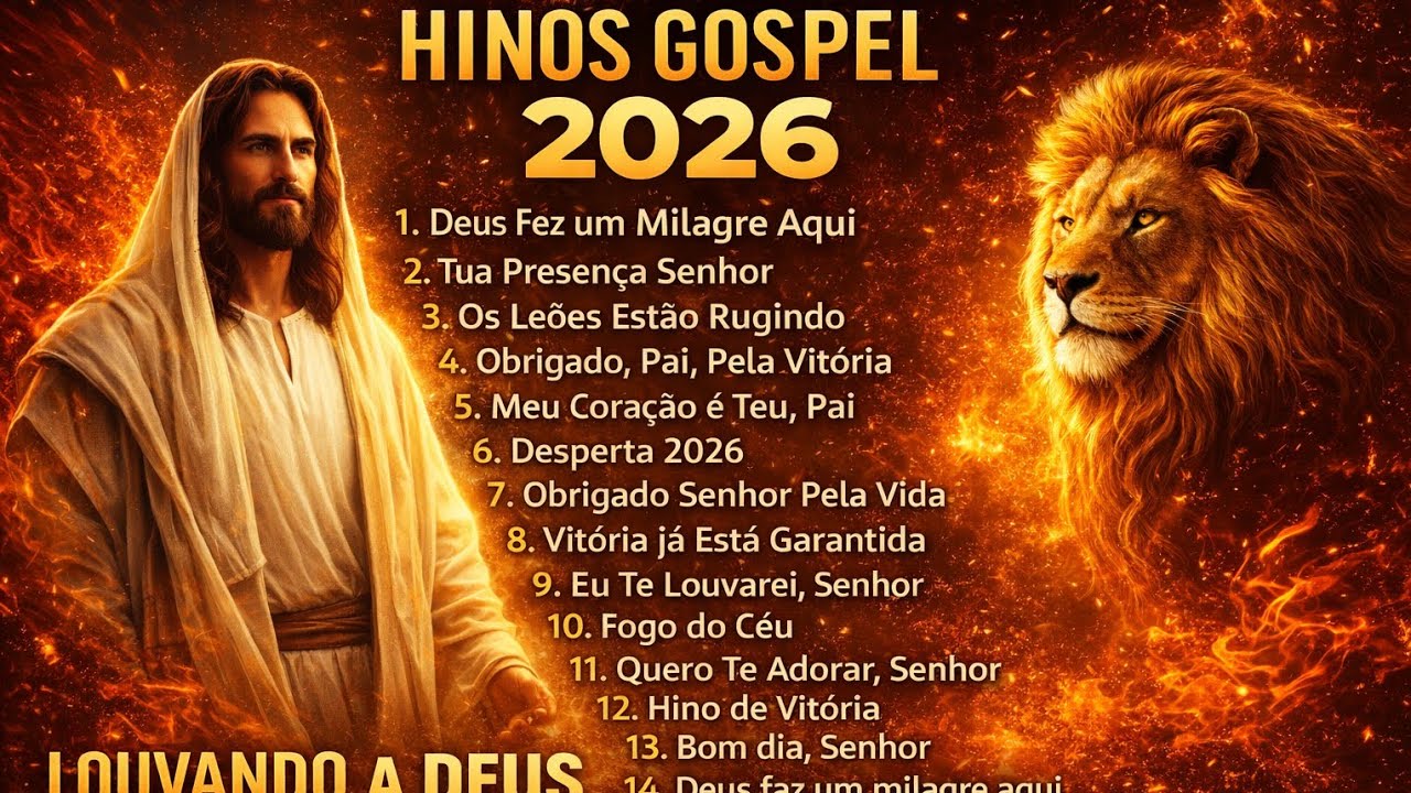 Melhores Louvores Evangélicos 2026 – Música Gospel Top 🎧🙏