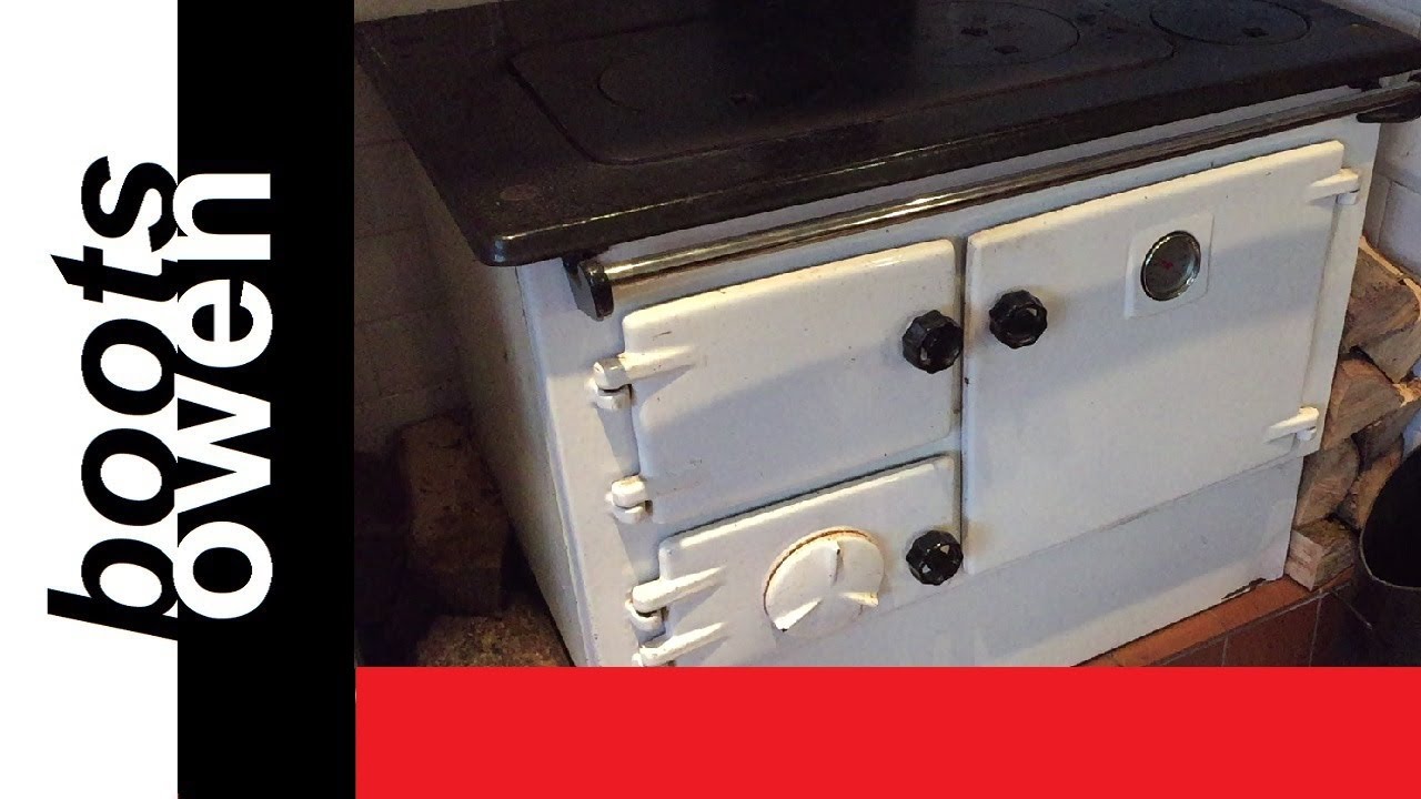 Cleaning a Stanley solid fuel range. not burning right or not drawing? Rayburn, aga etc.