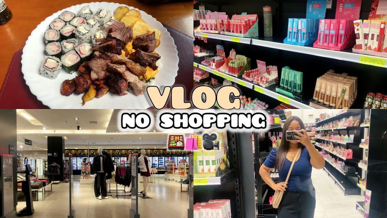 VLOG UM DIA COMIGO| Maquiagem, almocei fora, fui no shopping 