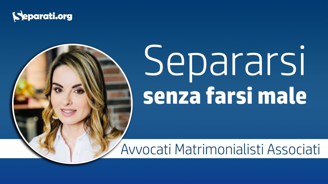 La separazione spiegata in modo semplice