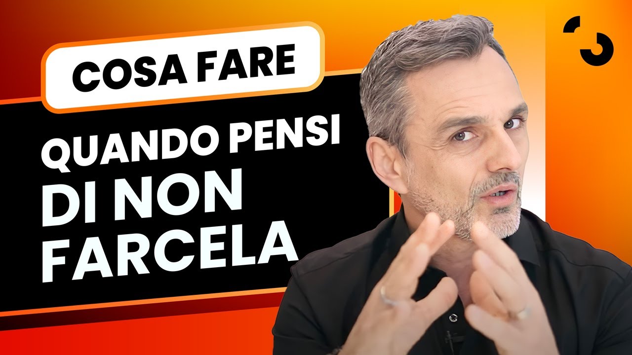 Cosa fare quando pensi di non farcela | Filippo Ongaro
