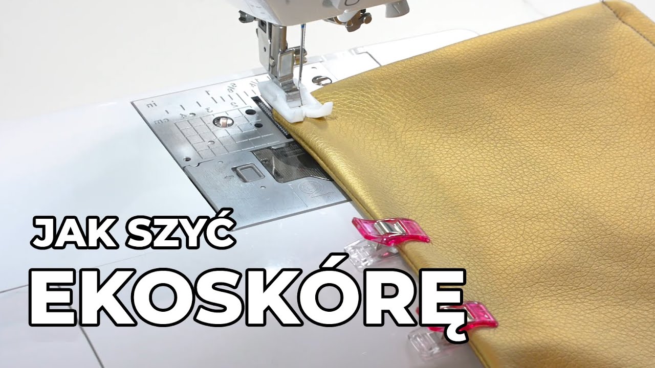 Jak szyć eko-skórę? Poradnik dla początkujących do szycia torebki / kosmetyczki / nerki.