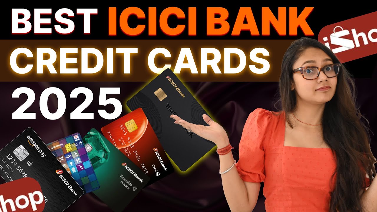 5 лучших кредитных карт ICICI Bank 2025 года | ICICI Emeralde Private | ICICI Coral | Times Black...