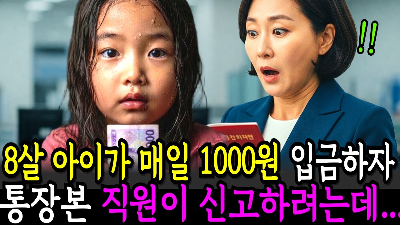 매일 오전9시, 1000원 들고 오던 아이…통장잔액 보고 신고하려 했는데...ㅣ노후사연ㅣ감동사연ㅣ사연라디오ㅣ오디오북