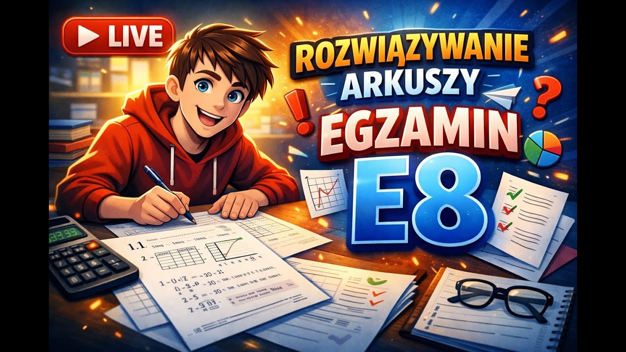 EGZAMIN ÓSMOKLASISTY - ROZWIĄZUJEMY ARKUSZE