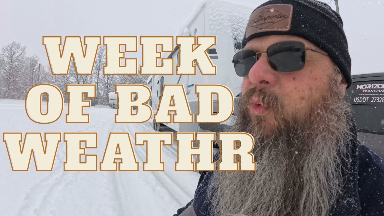 RV TRANSPORT | Snow and Ice, will it ever end?