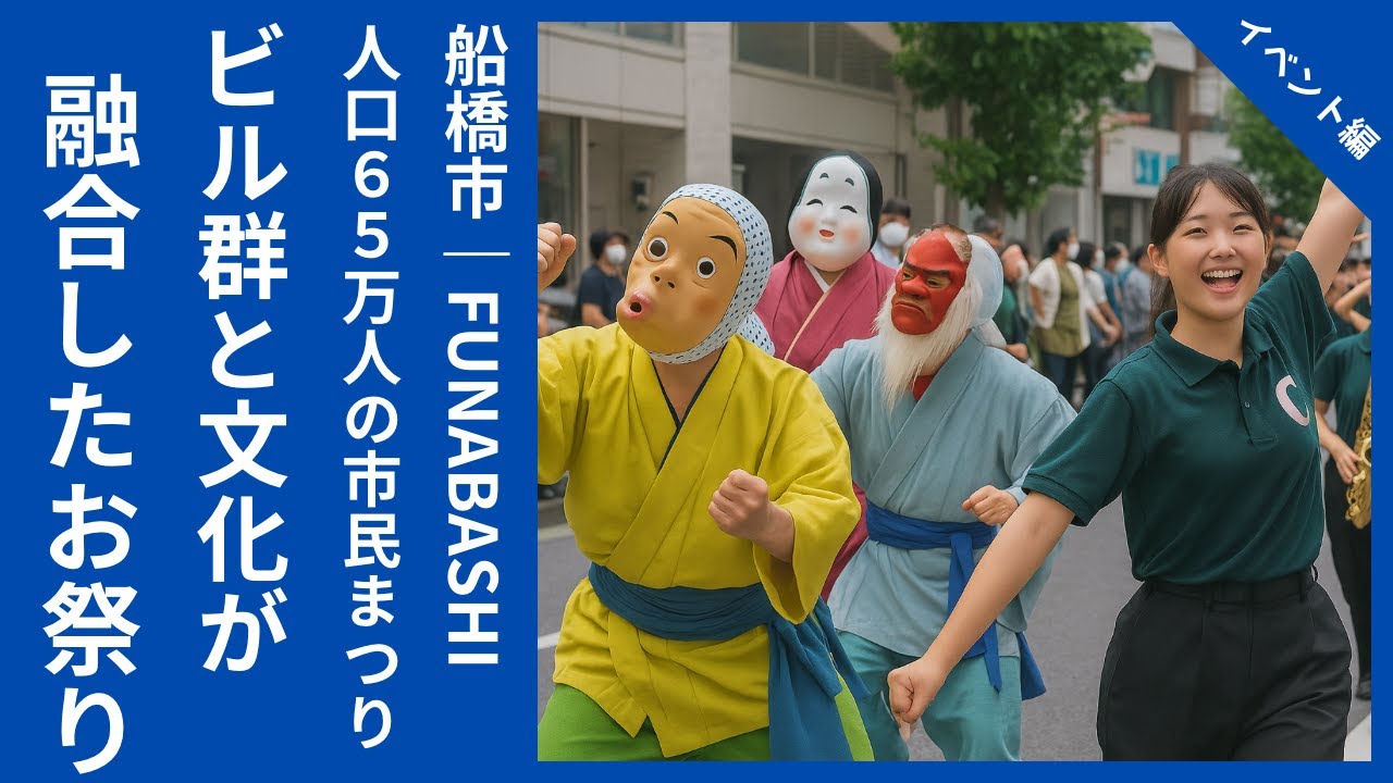 【祭り】船橋市｜「市船Soul」に「よいよいよいとこ」に「ばか面」と大迫力であり文化もありの船橋市民まつり / 大都会-船橋が誇るお祭りに行ってみた【ベイエリア｜イベント編】