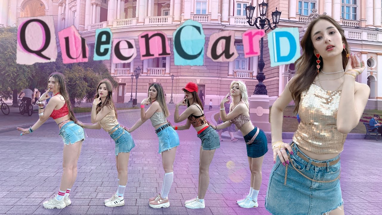 [KPOP IN PUBLIC UKRAINE] G-IDLE (여자)아이들 ''QUEENCARD (퀸카)
