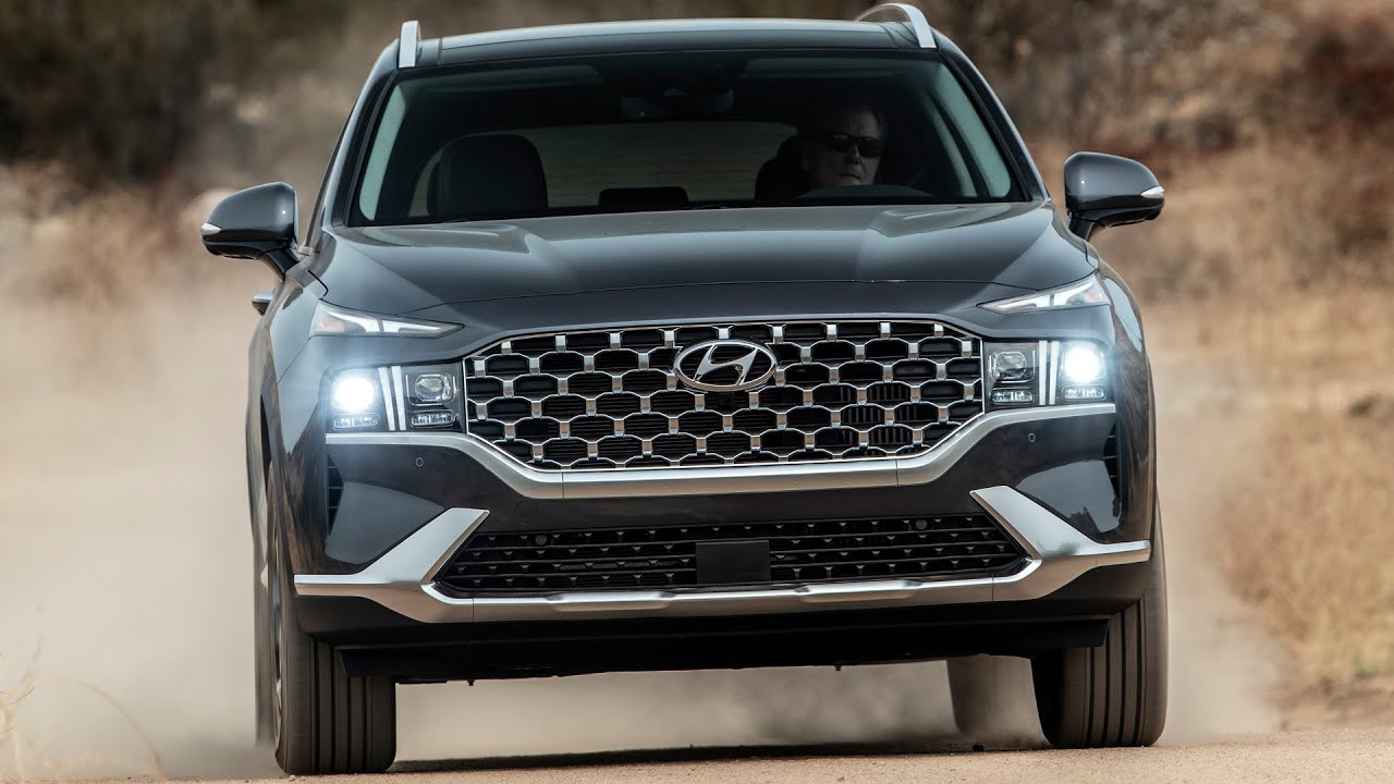 2021 Hyundai Santa Fe hybrid (US-spec) Interior, Exterior and Driving
