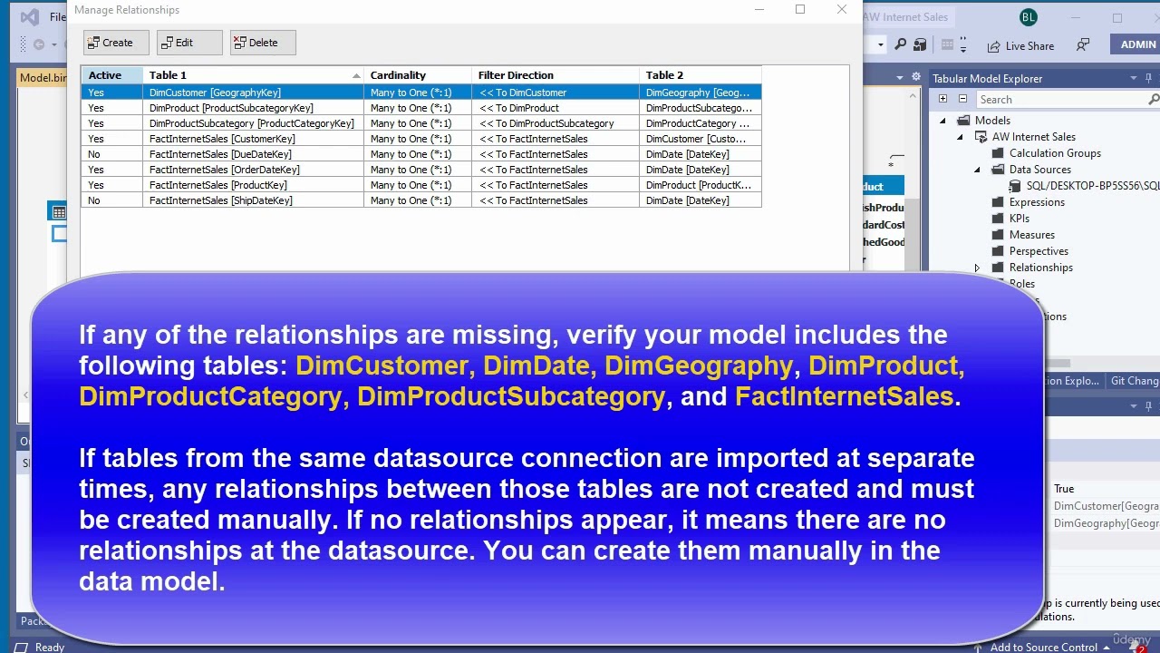 37. Create table relationships