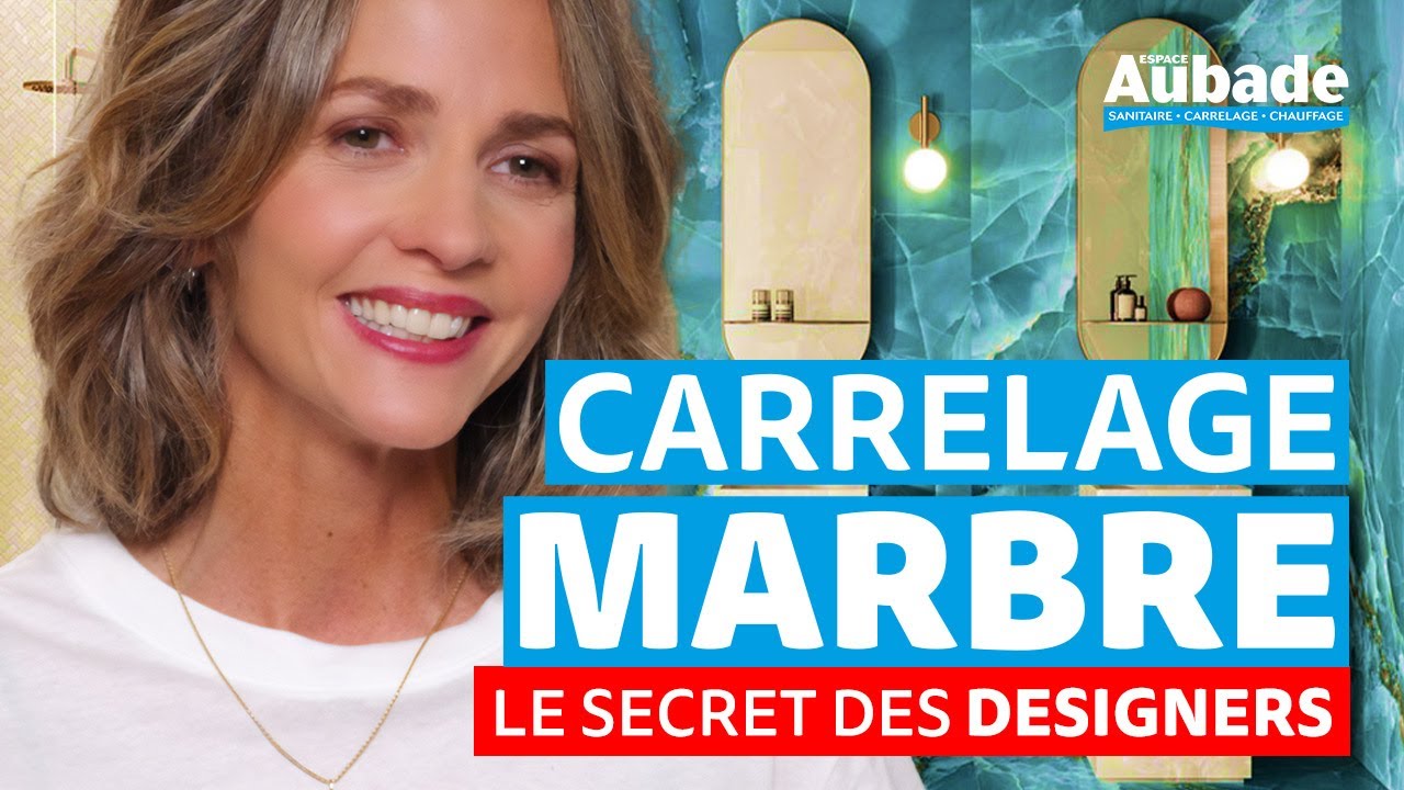 Carrelage IMITATION MARBRE ! Le SECRET des DESIGNERS