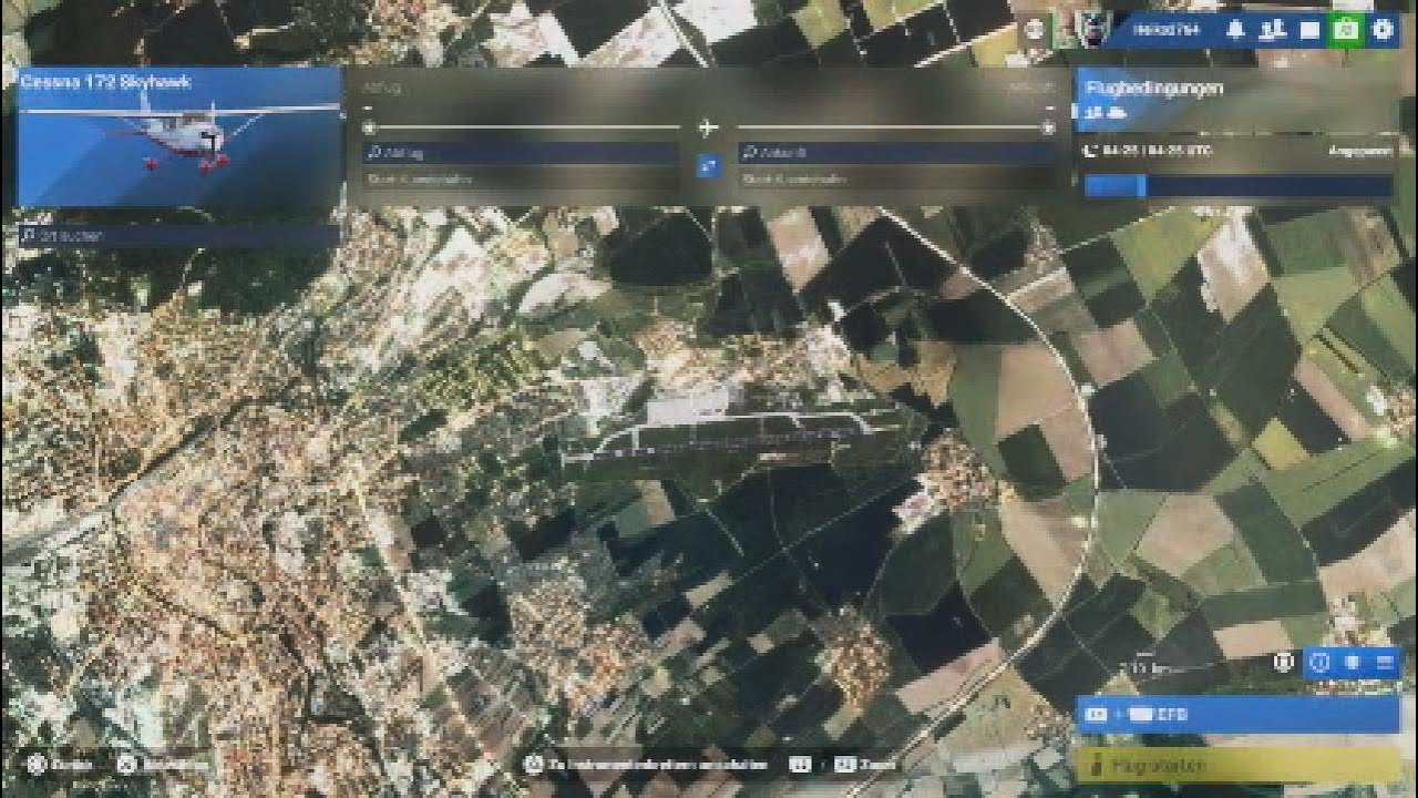 MSFS2024: IFR-Flug bei Nacht von Eisenach nach Erfurt