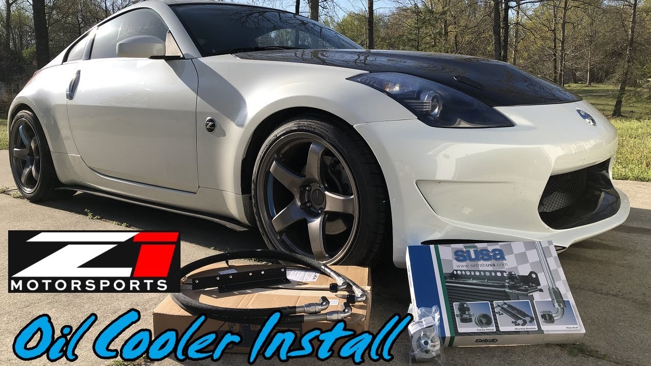 Z1 Motorsports Oil Cooler Install | Nissan 350Z