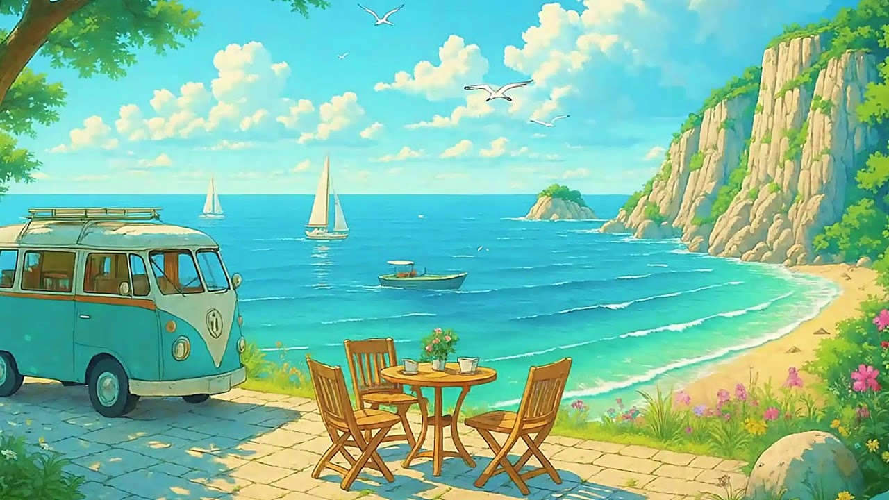 Coffee Morning in Spring 🌸 Aesthetic Lofi to Make Your Better Mood ✨ Lofi Hip Hop to Heal/Chill