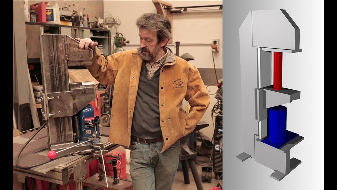 HOW TO BUILD A FORGE PRESS USING A $100 JACK - PART 1