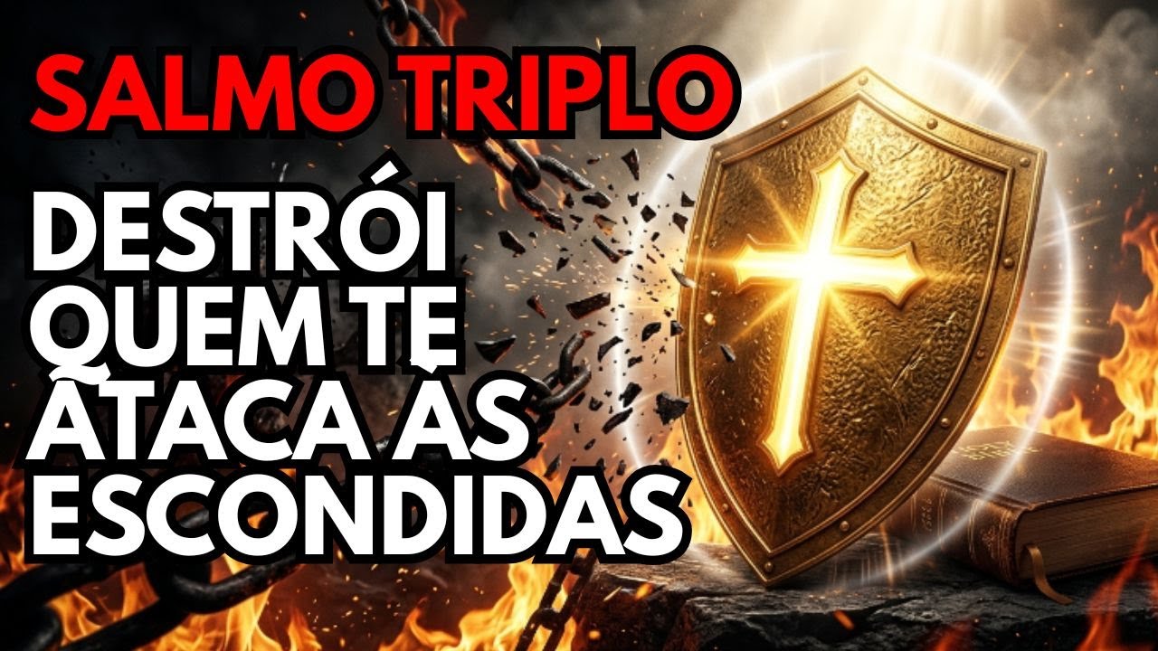 ⚔️ Salmo 91, 35 e 109 Juntos: Oração Que DESTRÓI Todo Ataque e Inimigo Oculto Hoje